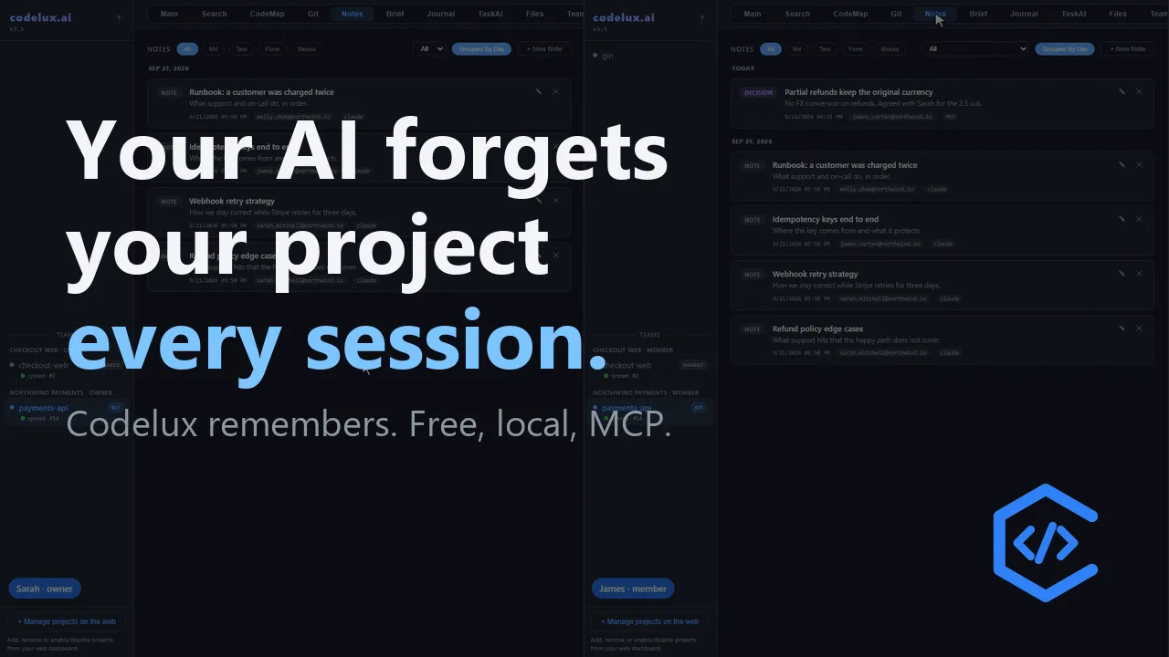 Codelux AI demo video